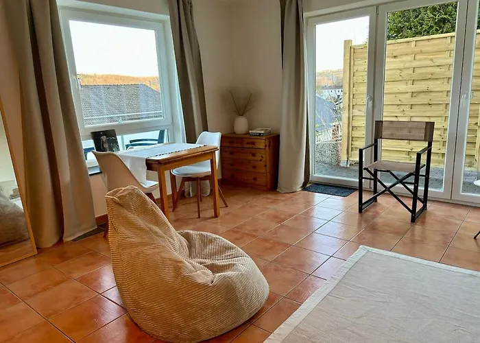 Modernes Mit Balkon & Seeblick Am Biggesee Apartmán Olpe bei Meschede