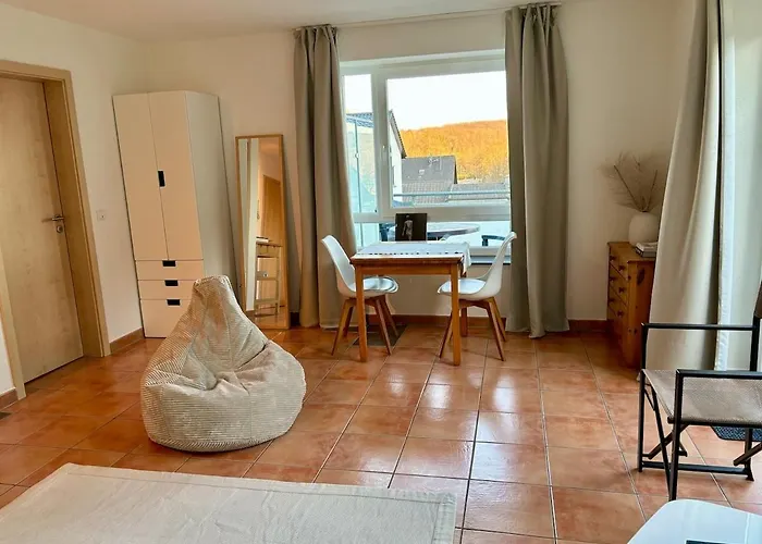 Modernes Mit Balkon & Seeblick Am Biggesee *